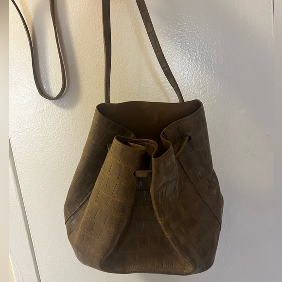 OAK + FORT Handbags - Oak and fort croc pattern purse